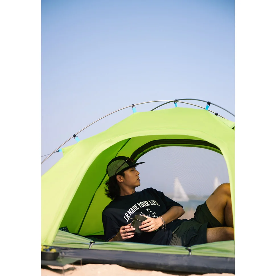 Палатка двухместная Naturehike CNK2450WS030, зеленая-6