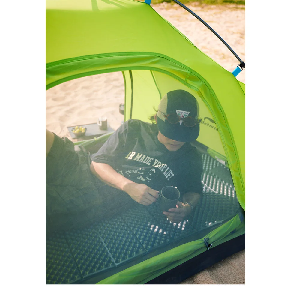 Палатка двухместная Naturehike CNK2450WS030, зеленая-9