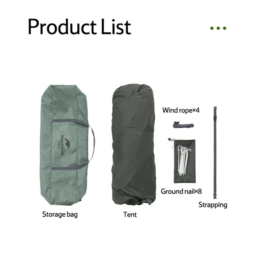 Палатка трехместная автоматическая Naturehike NH21ZP008-5