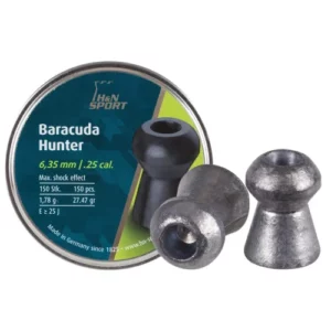 Пули для пневматики H&N Baracuda Hunter 6.35мм, 1.78г, 150шт