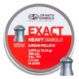 Пули для пневматики JSB Diabolo Exact Heavy (4,52мм, 0,67г, 200 шт)