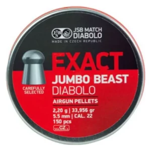 Пули для пневматики JSB Diabolo Exact Jumbo Beast (5,52мм, 2,2г, 150 шт)