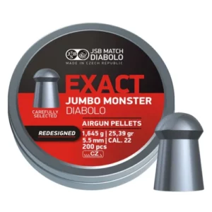 Пули для пневматики JSB Diabolo Exact Jumbo Monster Redesigned (5,52мм, 1,64г, 200 шт)
