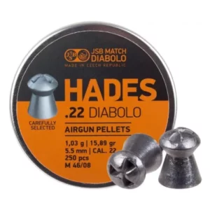 Пули для пневматики JSB Diabolo Hades (5.5мм, 1.03г, 250 шт)