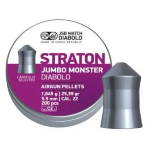 Пули для пневматики JSB Diabolo Straton Jumbo Monster (5,51мм, 1,640г, 200шт)