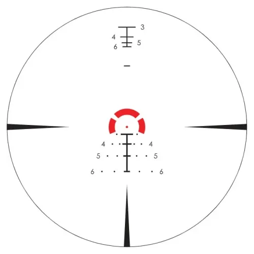 Оптический прицел Vortex Strike Eagle FFP с подсветкой, сетка EBR-8 (1-8x24)-5