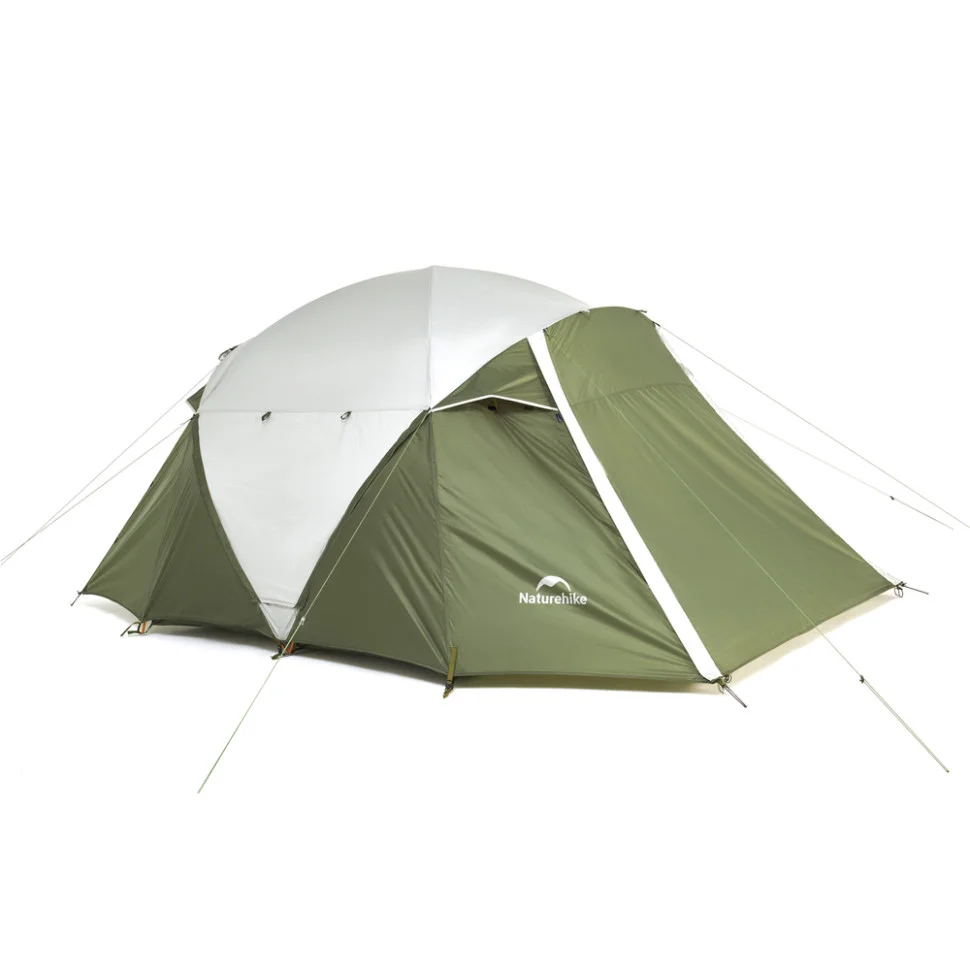 Палатка четырехместная Naturehike KOTA 4 CNK2450WS041, темно-зеленая-1