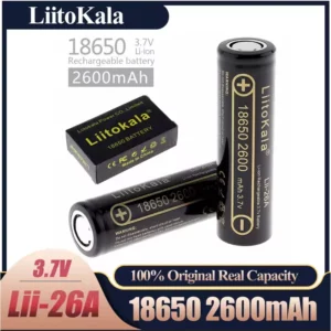 Аккумулятор 18650, LiitoKala Lii-26A, 2600mAh