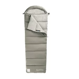 Спальный мешок с капюшоном Naturehike M300 CNK2350WS023, зеленый, левый