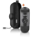 Портативная эспрессо-кофеварка Wacaco Nanopresso серая с чехлом
