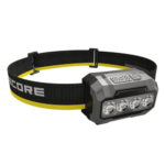 Фонарь налобный Nitecore HA23 UHE MCT (White-Red Led, 600 люмен, 9 режимов, 1xHLB1500 / 3xAAA), черный