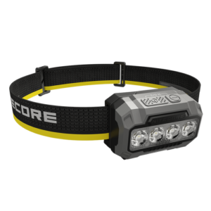 Фонарь налобный Nitecore HA23 UHE MCT (White-Red Led, 600 люмен, 9 режимов, 1xHLB1500 / 3xAAA), черный